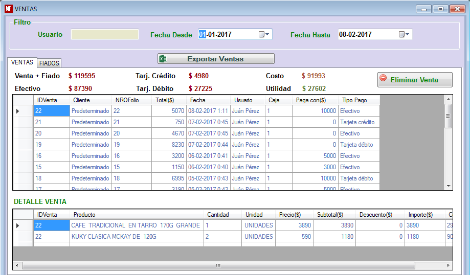 Revisa tus ventas en cualquier momento